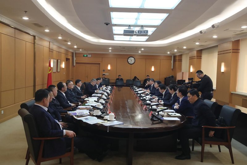 董事长廖家生在辽宁省大连市与辽宁省委