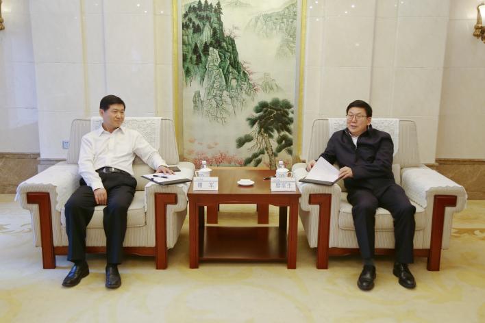 董事长廖家生在北京节能大厦会见央企投